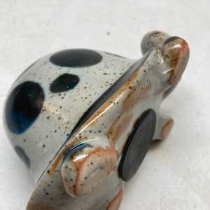 Japanese pottery turtle bank 