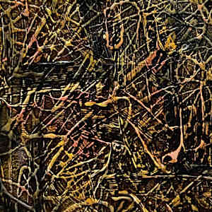 Abstract oil on board #1