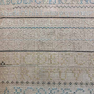 Framed sampler dated 1832 