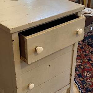 Painted grey cabinet 
