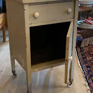 Painted grey cabinet 
