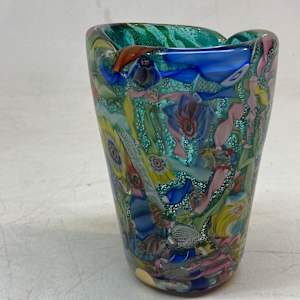 Murano art glass vase by Dino Martens for Aureliano Toso 