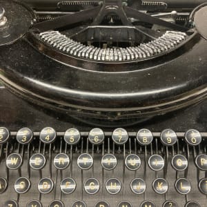 Underwood portable typewriter 