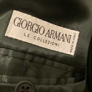 Georgio Armani wool overcoat 