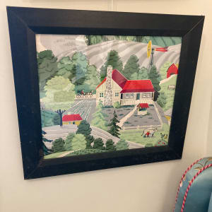 Framed New England Scene 