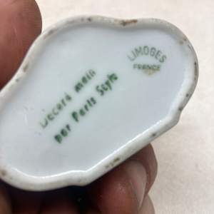 Small porcelain Limoges ring dish 
