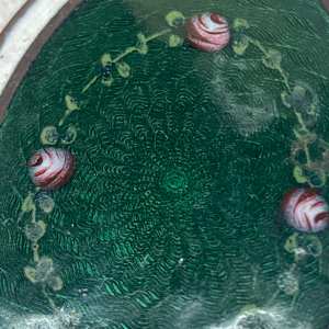 oval enameled ring dish 