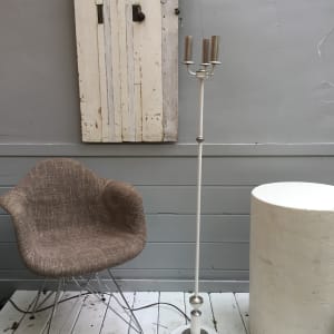 Art Deco white floor lamp