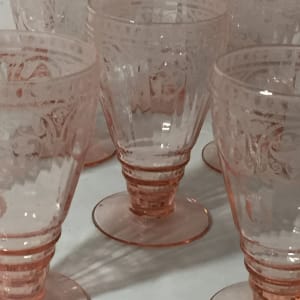 vintage Pink Cambridge Sunday glasses 