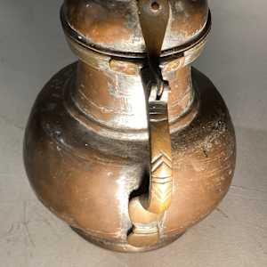 Large as is vintage copper teapot
