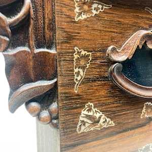Early American Rosewood wall clock 