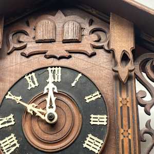 Ornate cuckoo clock 