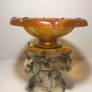 Imperial art glass serving bowl 