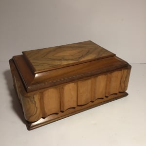 1940's wooden jewelry box 