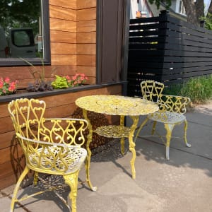 3 piece Aluminum patio set 