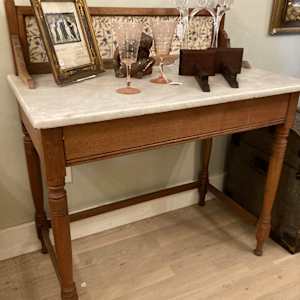 Marble top kitchen server 