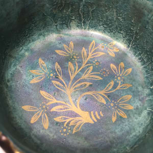 low Gustavsburg art pottery vase 