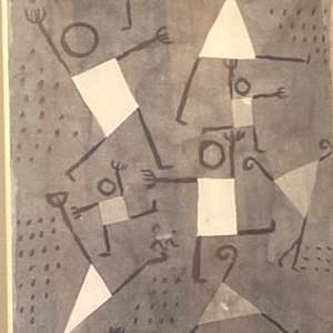 framed Paul Klee lithograph 