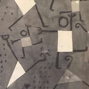 framed Paul Klee lithograph 