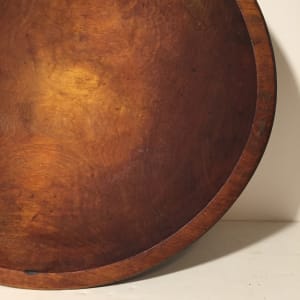 Primitive hand made wooden bowl 