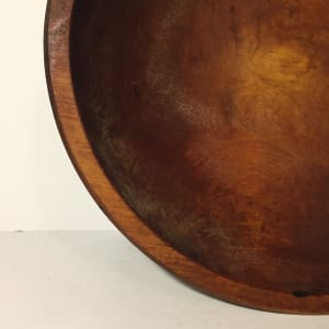 Primitive hand made wooden bowl 