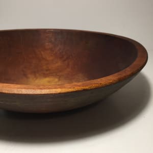 Primitive hand made wooden bowl 