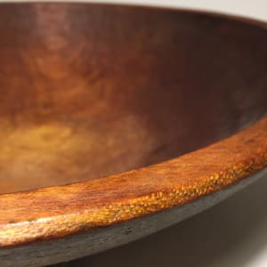 Primitive hand made wooden bowl 