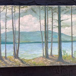 Carl G. T. Olson lake Ossipee range New Hampshire oil on canvas 