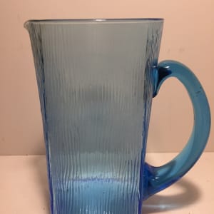 Vintage iceberg blue water pitcher 