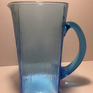 Vintage iceberg blue water pitcher 