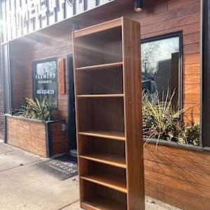 Danish modern teak bookcase 