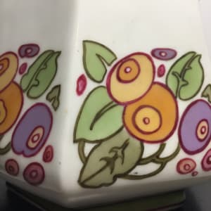 Hand decorated Myott pottery water pitcher 