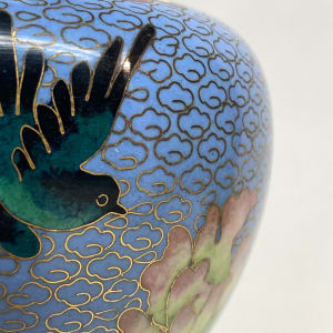 Cloisonne vase 