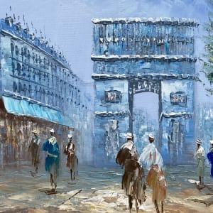 Paris Painting on canvas 