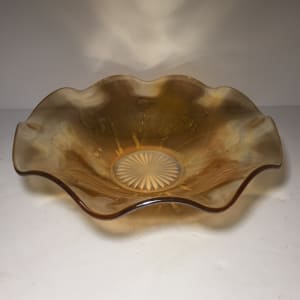 12" Iris carnival bowl