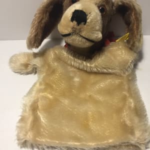 Steiff vintage dog puppet