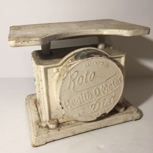Vintage metal health o meter