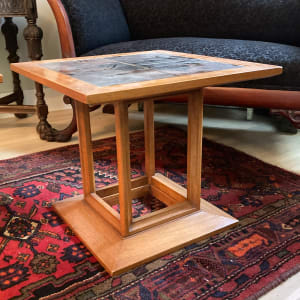 Pair of Drexel tile topped end table 