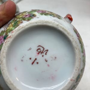 hand decorated Japanese teapot 