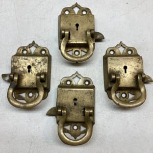 Brass Victorian era lock handels 