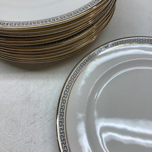 Pope Gossard greek key salad plates (10) 