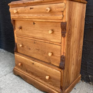 early 19th century Scandinavian pine chest 