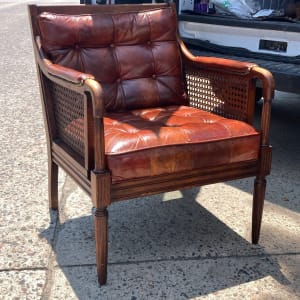 Leather arm chair 