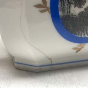 pair of Avenir Limoges porcelain pitchers 