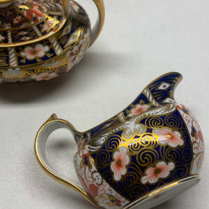 Royal Crown Derby Creamer and Sugar 