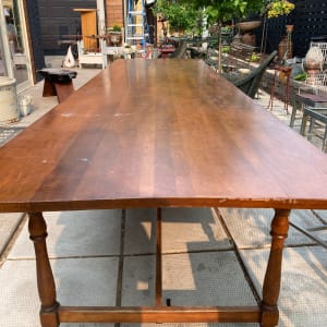 12' long library table 