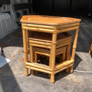 Bamboo 3 nesting tables 