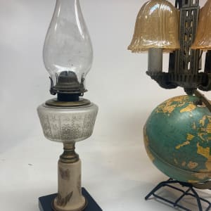 butterfly motife kerosene lamp 