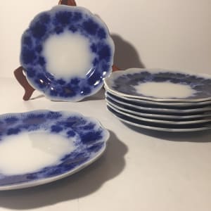 Swedish Vinranka Percy Flow Blue 8 1/2" plate(s) 