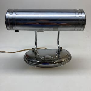 Chrome Art Deco desk lamp 